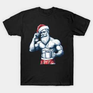 Santa Claus with coffee T-Shirt